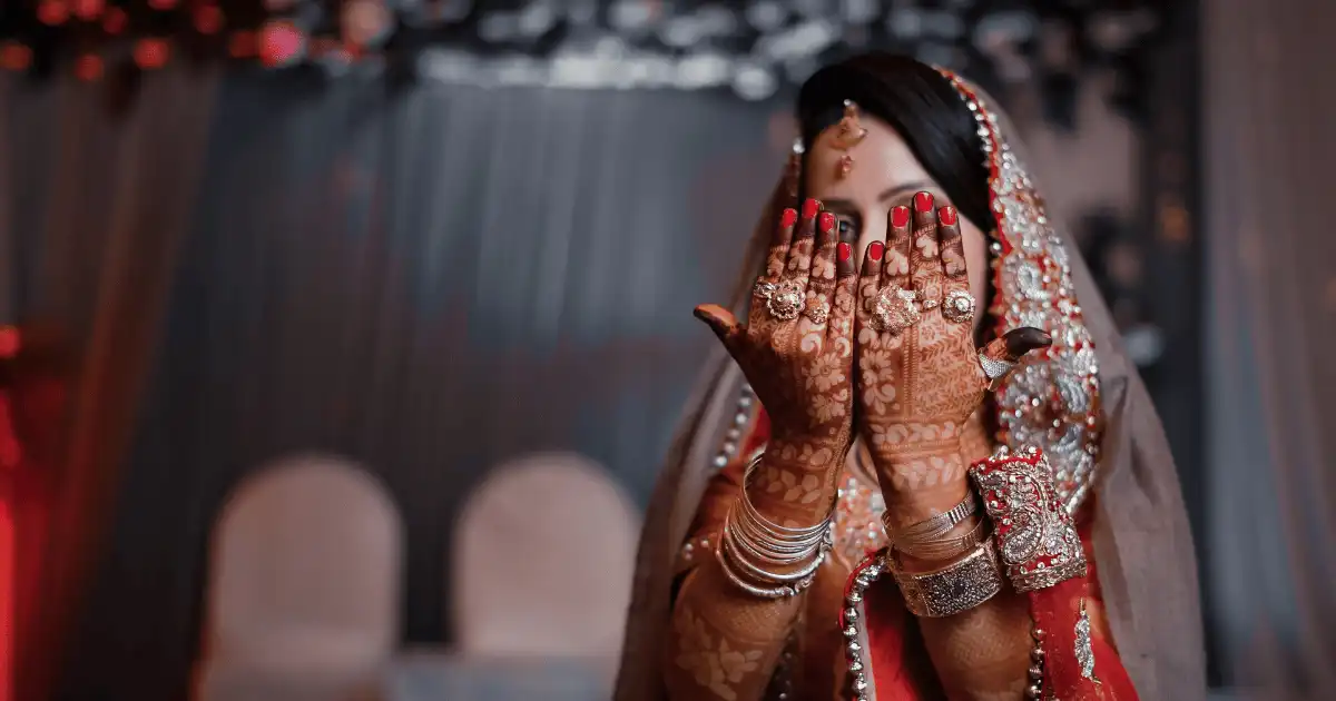 Indian bridal beauty